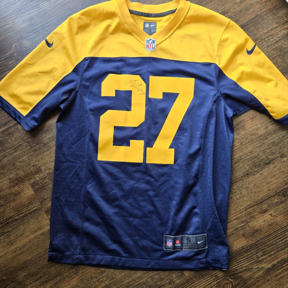 Green Bay Packers Throwback Eddie Lacy #27 Jersey